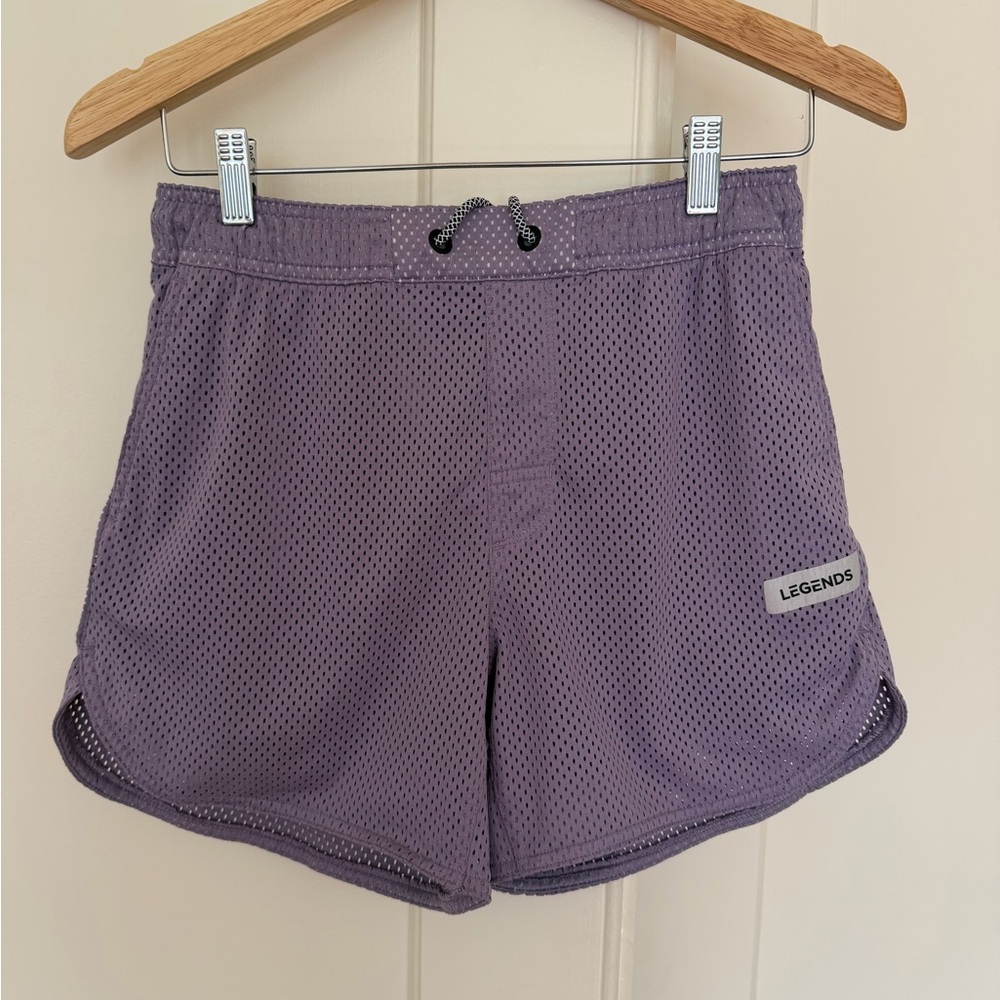 Legends 5” Luka Violet Sky Lined Mesh Athletic Shorts for Men - Picture 3 of 5